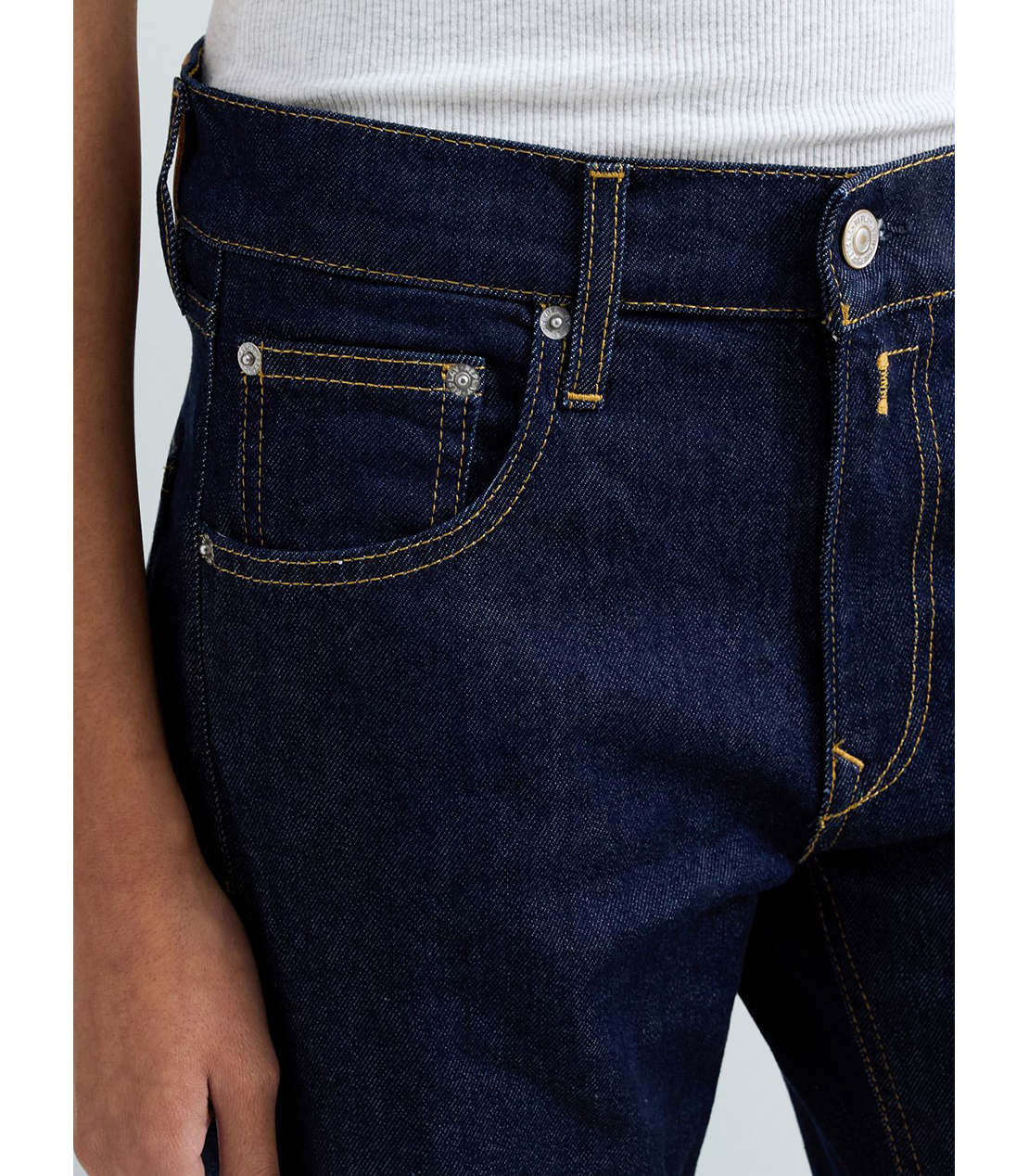 ストレートAKEME インディゴストレッチデニム 詳細画像 ダークブルー 7